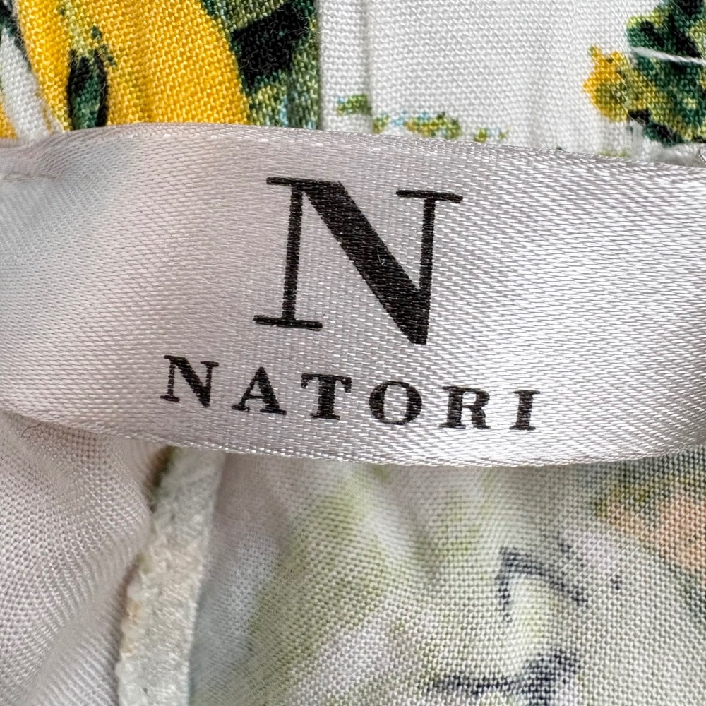 Natori Landscape Print Pajama Set Womens XL Blue Multi Oriental - Picture 3 of 12